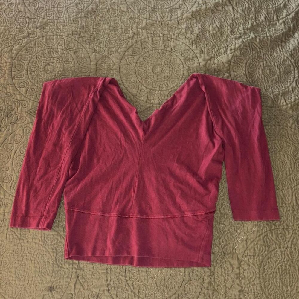 Old-navy-maternity Women's Burgundy and Red Leggings - Picture 4 of 4